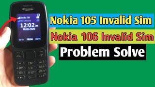 Nokia 106 105 Invalid Sim Problem Solve  Nokia Register Failed Problem Solve