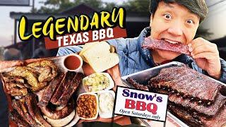 I Woke up at 3am & Waited 4 HOURS For this LEGENDARY TEXAS BBQ  Eat This Before You Die Snows BBQ