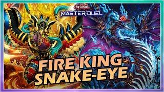 FIRE KING SNAKE-EYE RANKED GAMEPLAY IN YUGIOH MASTER DUEL