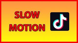 How to create a Slow Motion video Effect in TikTok 2020