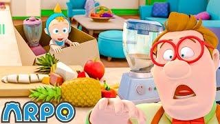 Smoothie Machine  ARPO The Robot Classics  Full Episode  Baby Compilation  Funny Kids Cartoons