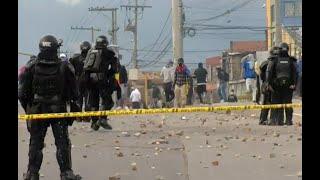 Pese a que marchas en Bogotá fueron pacíficas hubo disturbios en Usme