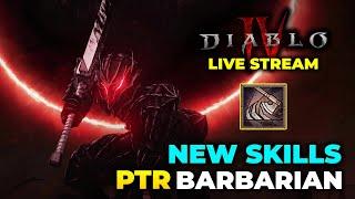 PTR Barbarian & Runewords TESTING Season 6 Diablo IV