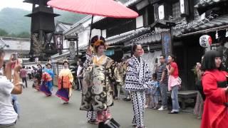 Oiran procession in Edomura