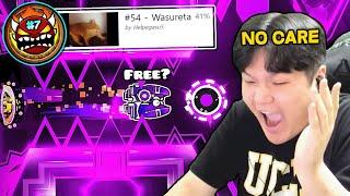 EXTREME ROULETTE #7 WASURETA but NO CARE  Geometry Dash