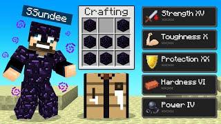 Beating Minecraft Using *ANY BLOCK* as ARMOR HILARIOUS