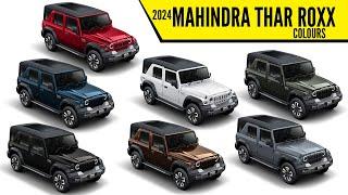 2024 Mahindra Thar Roxx 5-Door Thar AXL - All Color Options - Images  AUTOBICS