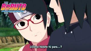 SARADA LE PREGUNTA A SASUKE COMO OBTUVO EL MANGEKYOU SHARINGAN Y ESTE LE RESPONDE.