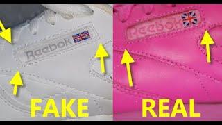 Reebok Classic sneakers real vs fake. How to spot counterfeit Reebok Classic trainers