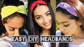 DIY 2 Ways Easy Stylish Headband From Old Clothes