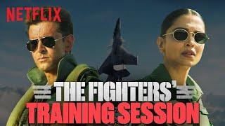 Hrithik Roshan and Deepika Padukones Most EPIC Training Action Scene in #Fighter