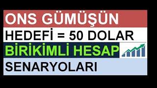 Ons Gümüş 50 Doları Aşarsa? Birikim Senaryoları #gümüş #silver #finansalokuryazarlık