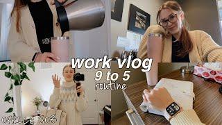 9 to 5 VLOG - work routine + trying to balance a busy work life adulting is hard