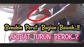 Benahin Perut Bagian Bawah.. AKIBAT TURUN BEROK  @MbakMayaurut #pijatkepala #pijatbayi#pijat