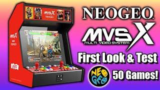 The NEOGEO MVSX First Look - New Neo Geo Arcade Cabinet