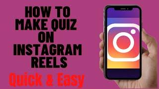 How to Use Quiz Stickers on Instagram reelshow to make quiz on instagram reels