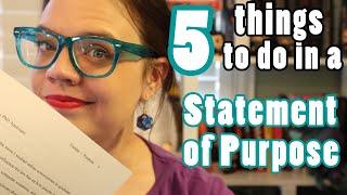 5 Things to Do in a Statement of Purpose for PhDGrad School  PhD SOP + an example mine