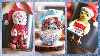 3 Polymer Clay Christmas Mug Tutorials