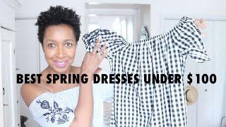 BEST SPRING SUMMER DRESSES UNDER $100  SHOPBOP  WHOWHATWEAR  TOPSHOP ZARA