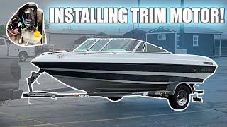 Installing New Trim Motor In My Boat Mercruiser 3.0 With Alpha 1 Unit