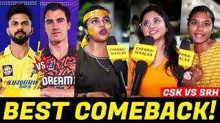 SRH இனிமேல் பேசவே கூடாது  CSK VS SRH  Match Review  Dhoni  Pat Cummins  CW