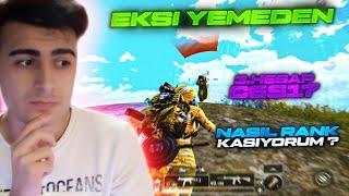 EKSİ YEMEDEN NASIL RANK KASIYORUM? PUBG MOBİLE C6S17 RANK KASMA TAKTİKLERİ