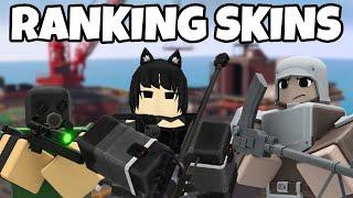 Ranking The BEST SKINS For Each Tower in Roblox Tower Defense X TDX