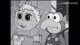 Muppet Babies Piggy In the Babysitter In Black and White For Tyrese Albright1018