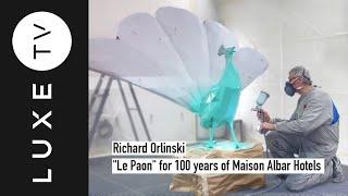 Richard Orlinski - Le Paon for 100 years of Maison Albar Hotels - LUXE.TV