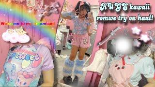 HUGE KAWAII ROMWE HAUL Join me in a no-talking try on haul video review on romwe