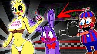 FNAF БОННИ ВЛЮБИЛСЯ в ТОЙ ЧИКУ а БАЛУН БОЙ СТАЛ ЮТУБЕРОМ  СМЕШНОЙ КОМИКС про АНИМАТРОНИКОВ ФНАФ