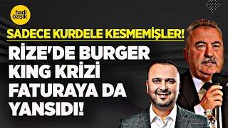 RİZEDE BURGER KING KRİZİ FATURAYA DA YANSIDI SADECE KURDELE KESMEMİŞLER