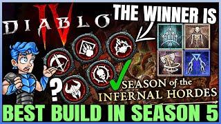 Diablo 4 - The New Best MOST POWERFUL Season 5 Build For Every Class - Class Ranking & Builds Guide