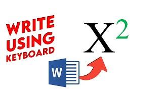 How To Type Square Symbol Using Keyboard Shortcut in Word