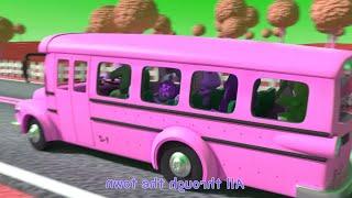 Wheels on the Bus go Round And Round Kids Song Children Cocomelon Cartoon Babies Sound Variations