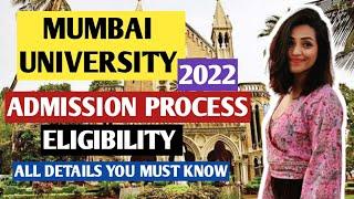 MUMBAI UNIVERSITY APPLICATION  ADMISSION 2022  ALL YOU NEED TO KNOW ABOUT UGPG COURSES IN MUMBAI