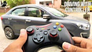 Driving my Car with Wireless Game Controller  Made my Ford Figo Remote Controlled - Real RC Car