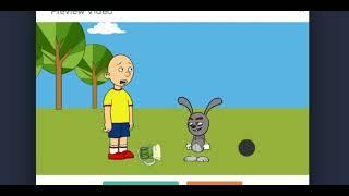 Caillou In Bunny Season Looney Tunes Parody