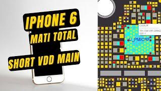 Cara Mengatasi iPhone 6 Mati Total - Short Sebelum ON Konslet Jalur VDD MAIN