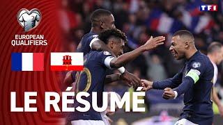 France - Gibraltar résumé des Qualif EURO 2024  LINCROYABLE MATCH RECORD DES BLEUS 