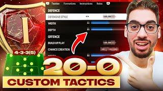 *POST PATCH* 20-0 BEST META 4335 CUSTOM TACTICS & INSTRUCTIONS IN FC 24 ULTIMATE TEAM