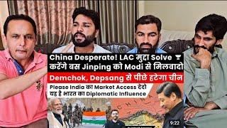 China Desperate for Xi-Modi Meeting. Agrees to solve LAC issue_ withdraw from Demchok_ Depsang