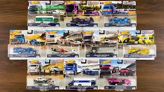 Opening Hot Wheels Team Transport Trucks