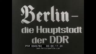 “ BERLIN THE CAPITAL OF THE GERMAN DEMOCRATIC REPUBLIC ” 1970s EAST GERMAN TRAVELOGUE FILM XD45784