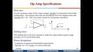 Analog IC Design  Operational Amplifiers