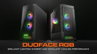 Duoface RGB Gaming Case - Brilliant Lighting Scenery and Excellent Cooling Performance