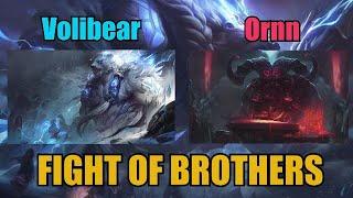 Volibear vs Ornn  Fight of Brothers