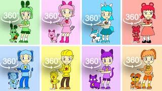 POKEDANCE  HUMAN VERSION CHARACTERS  SMILING CRITTERS POPPY PLAYTIME CHAPTER 3   360°