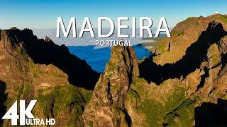 FLYING OVER MADEIRA 4K UHD - Relaxing Music Along With Beautiful Nature Videos - 4K Video Ultra
