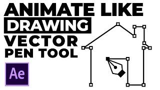 Animate like Drawing Vector Pen Tool in After Effects Tutorial